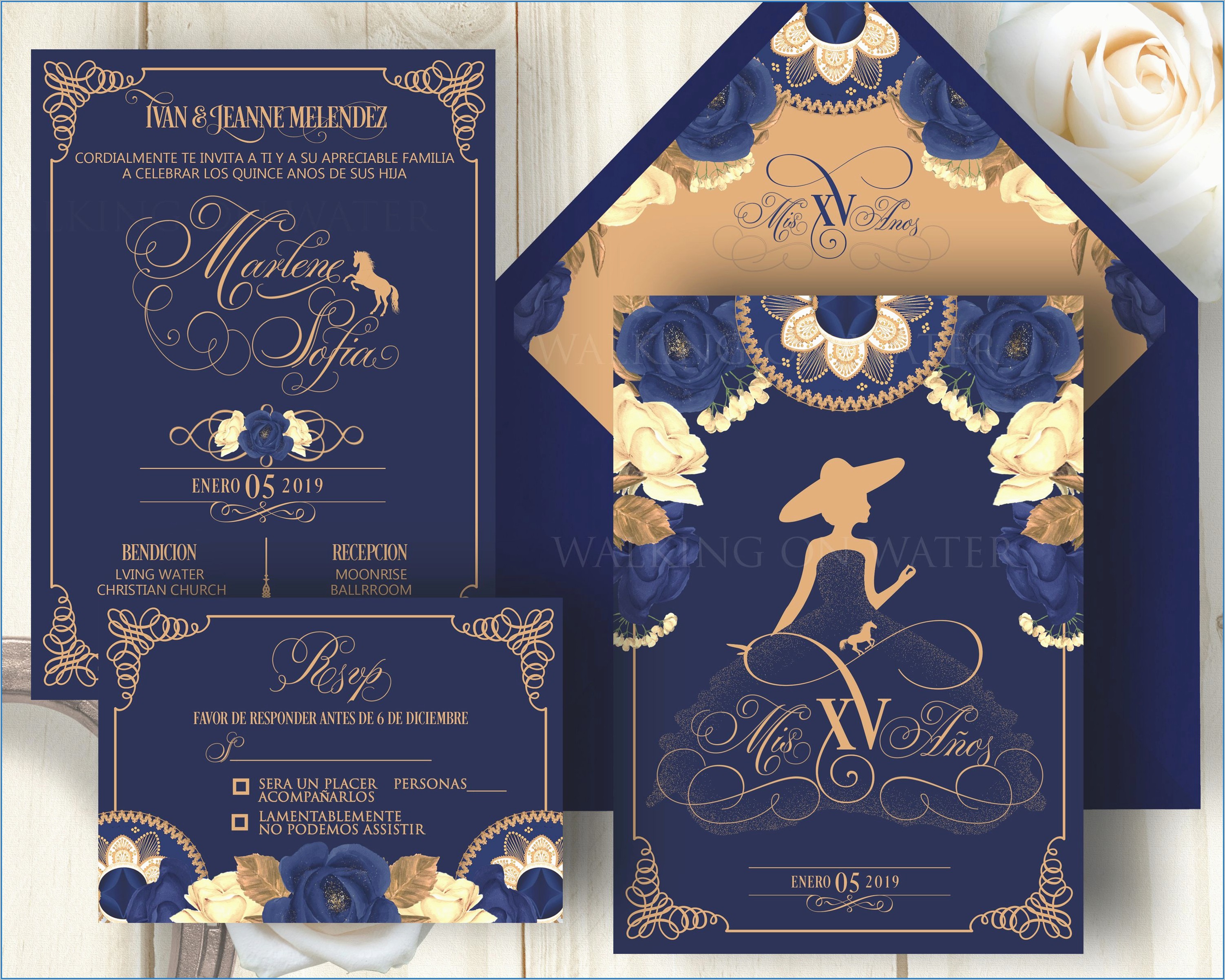 Ranchera Charro Quinceanera Invitations