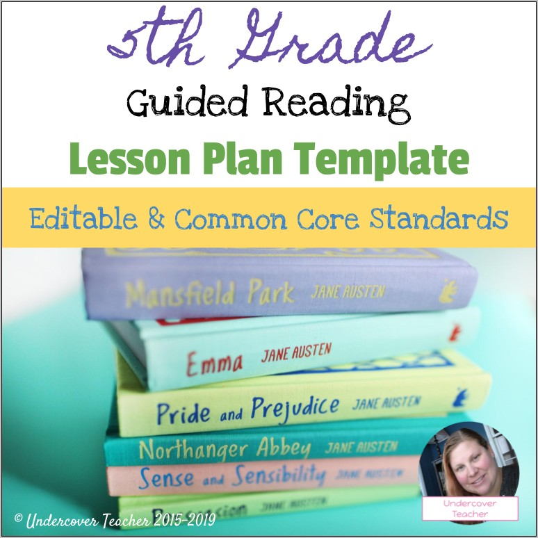Reading Lesson Plan Template Common Core