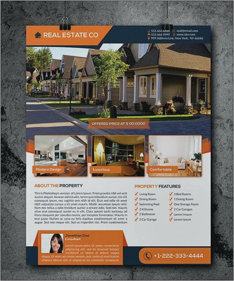Real Estate Agent Advertising Templates