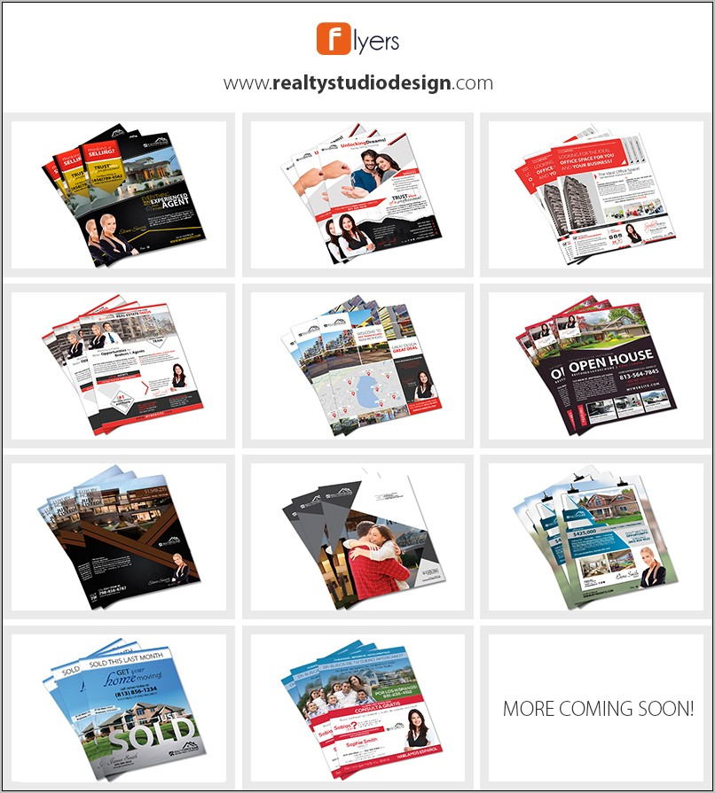 Real Estate Agent Flyer Templates