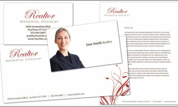 Real Estate Agent Letterhead Template