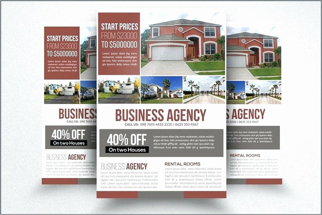 Real Estate Booklet Template