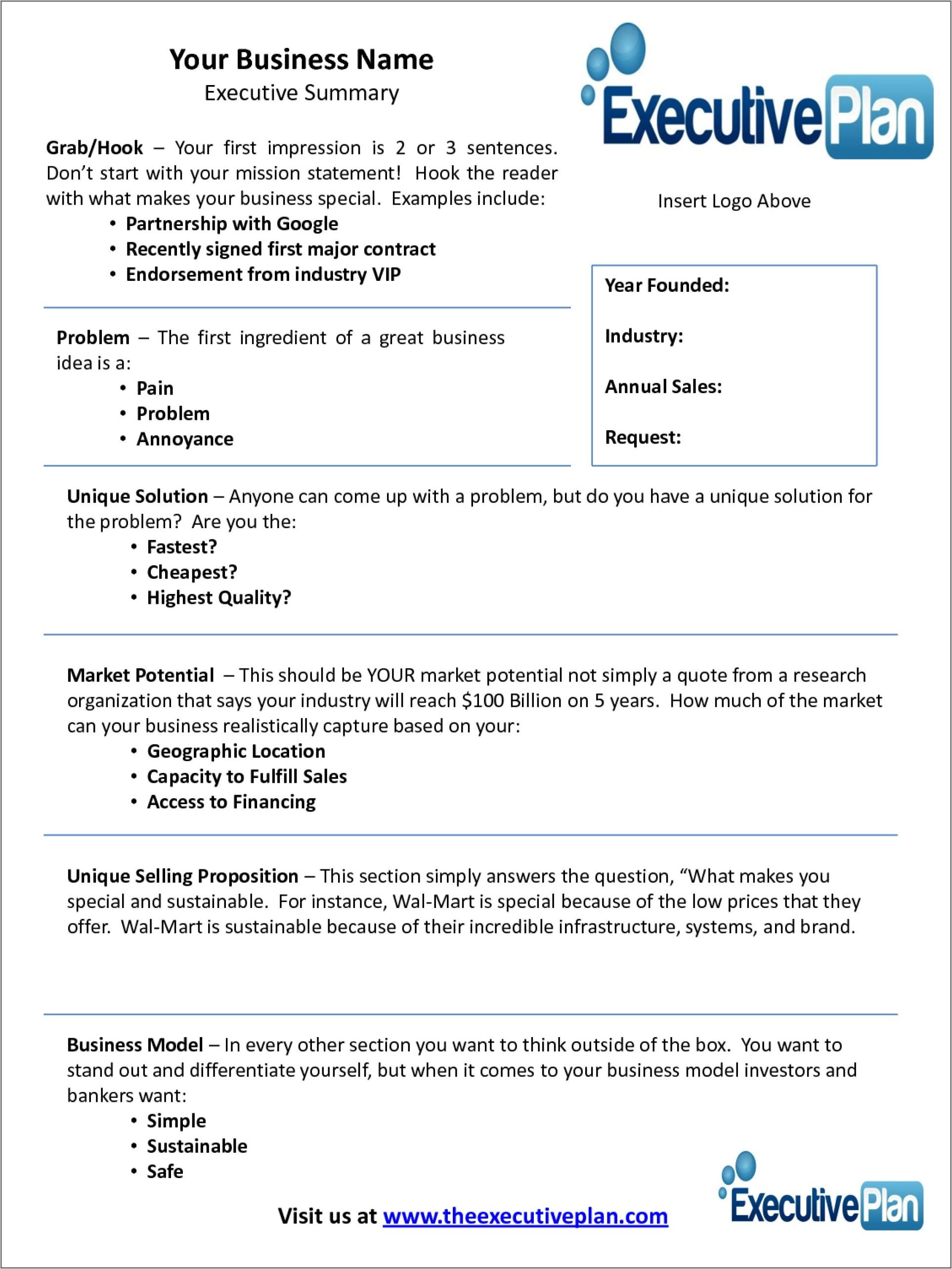 Real Estate Business Plan Template South Africa