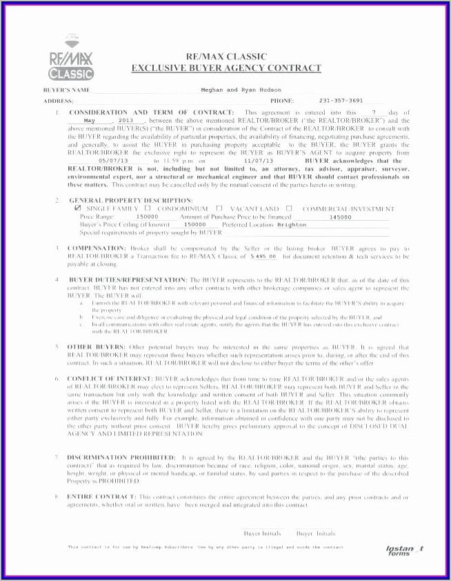 Real Estate Commission Agreement Template New York