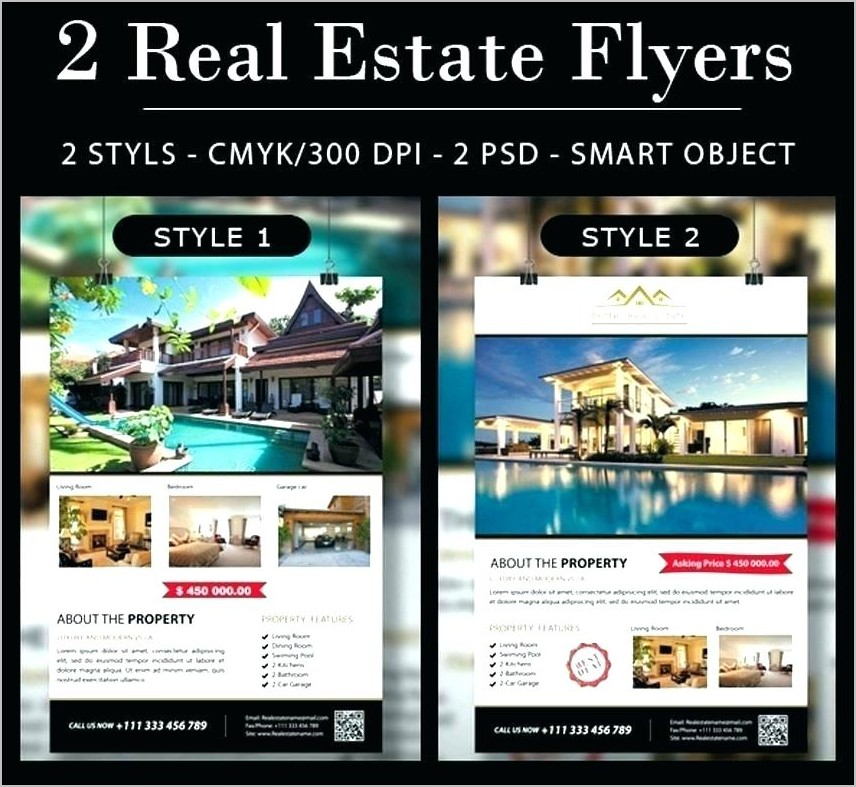 Real Estate Feature Sheet Samples