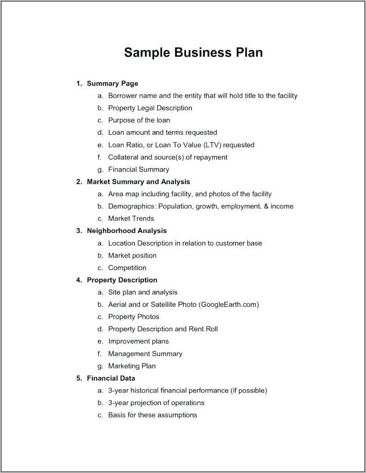 Real Estate Investment Company Business Plan Template