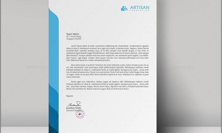 Real Estate Letterhead Templates Free Download Word