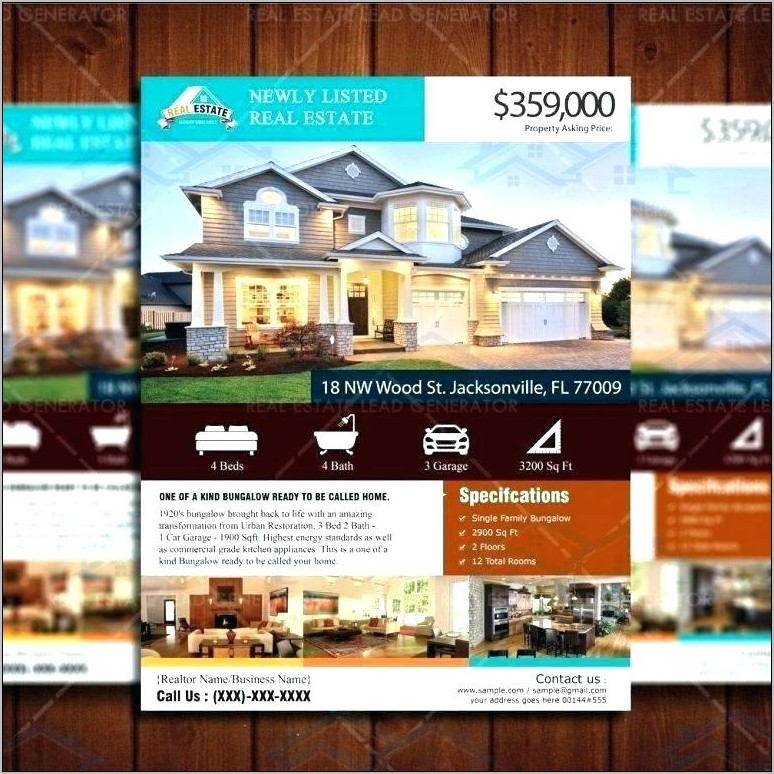 Real Estate Listing Template Word