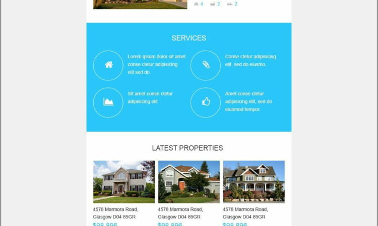 Real Estate Newsletter Templates