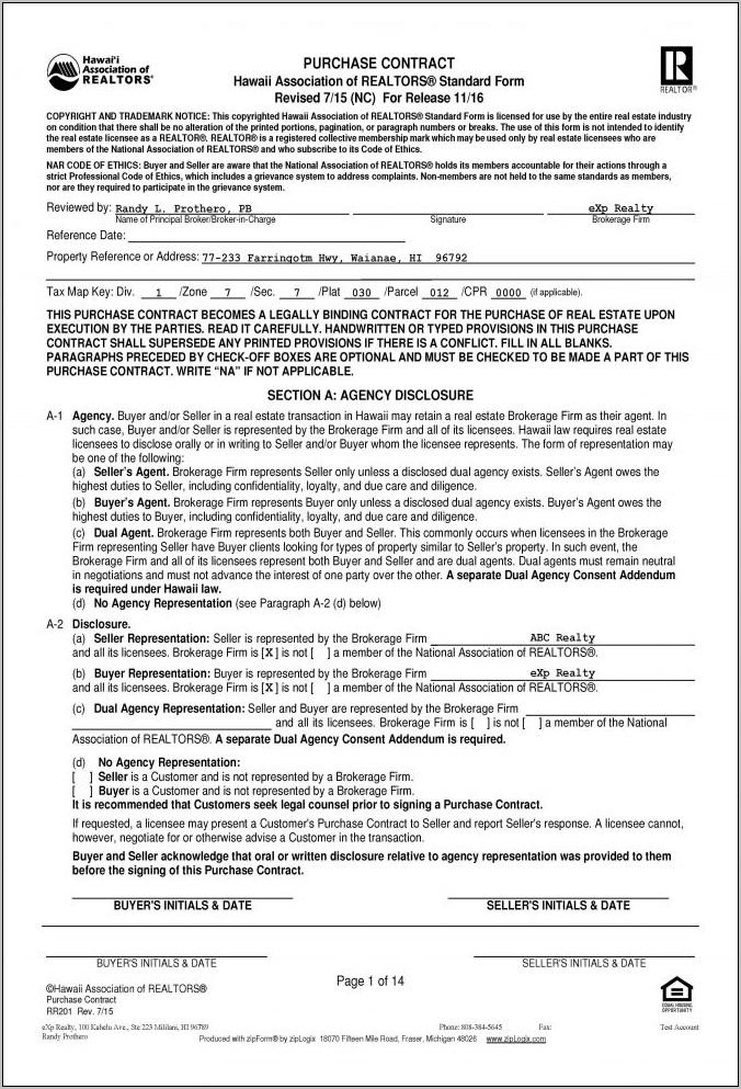 Real Estate Purchase Agreement Michigan