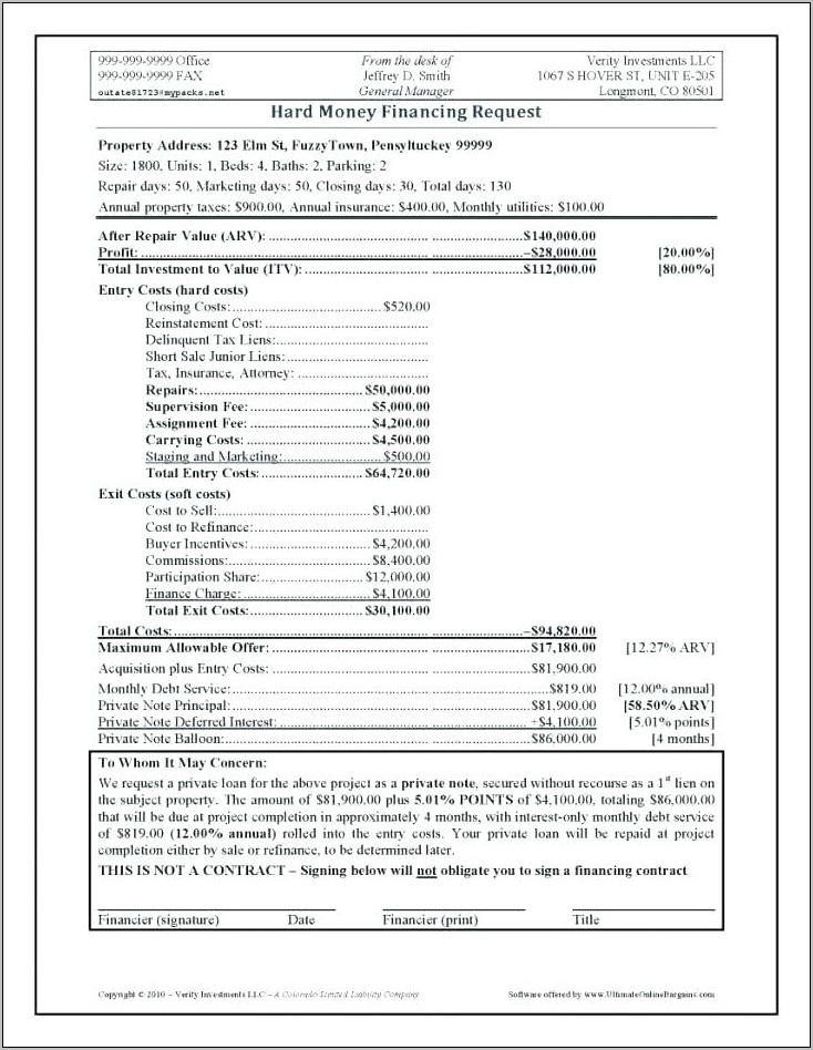 Real Estate Valuation Report Template