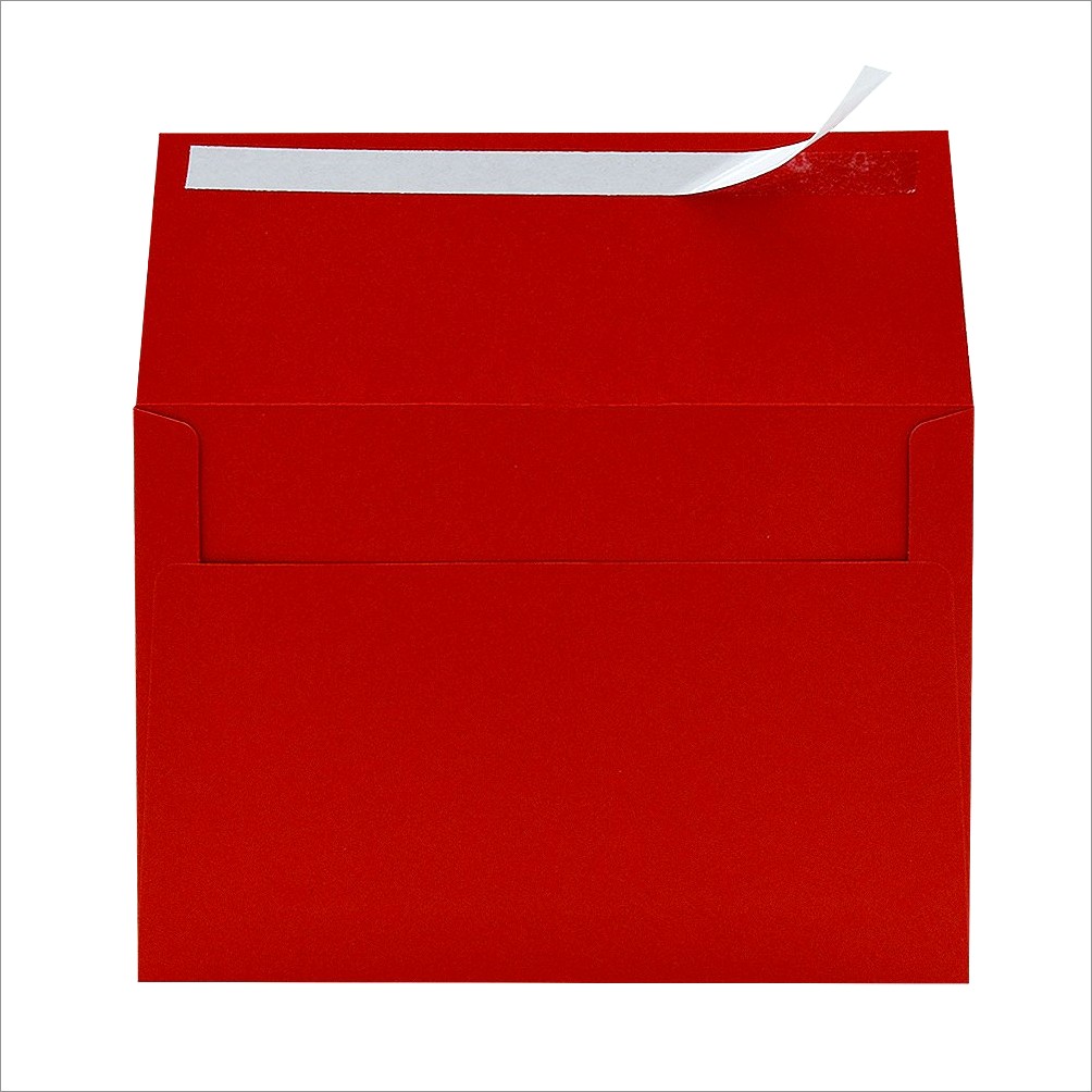 Red Invitation Envelopes 5x7