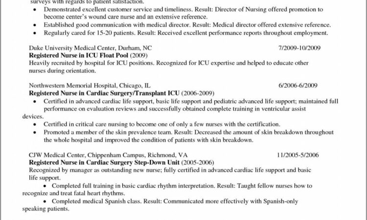 Registered Nurse Resume Sample Philippines