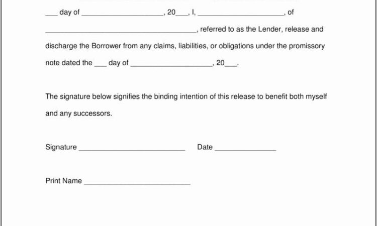 Release Of Lien Form Illinois