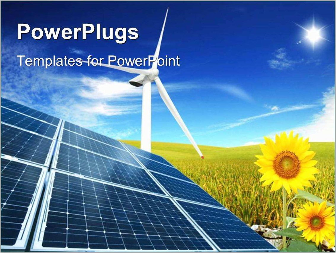 Renewable Energy Ppt Templates Free Download