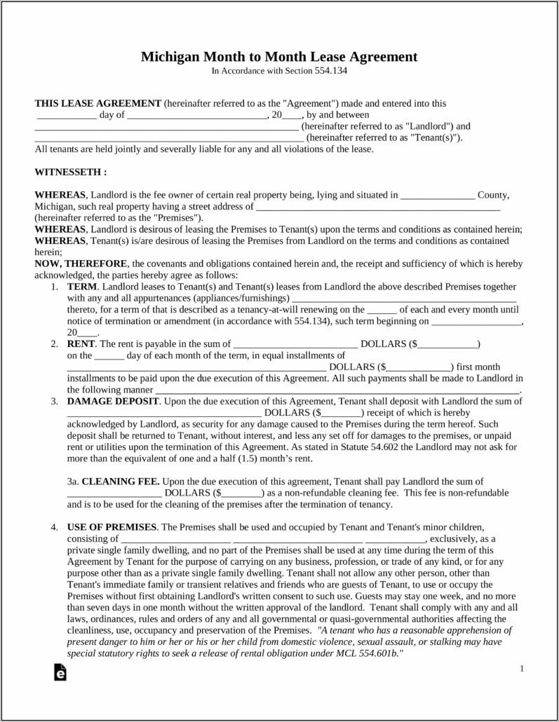 Residential Cleaning Service Contract Template
