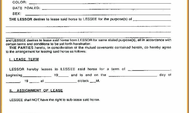 Residential Lease Agreement Renewal Template