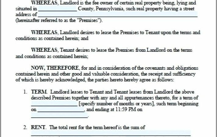 Residential Lease Agreement Template South Africa Doc