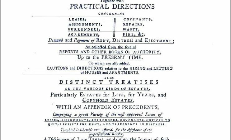 Residential Lease Template Free Download