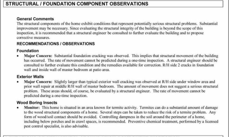 Residential Roof Inspection Report Template