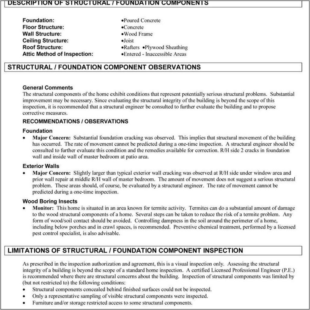 Residential Roof Inspection Report Template