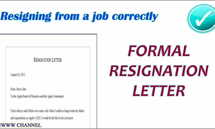 Resignation Letter Sample Doc Uk