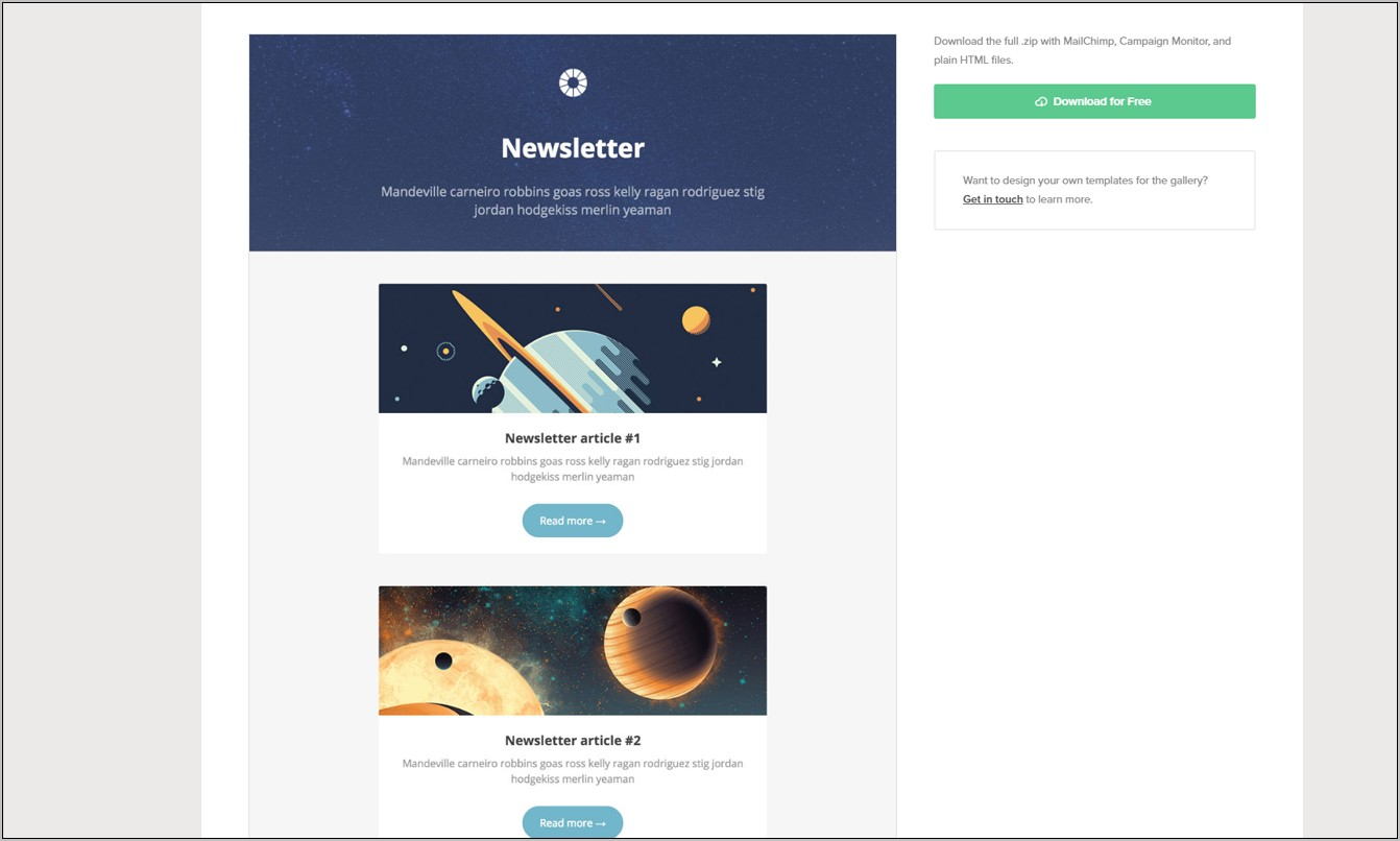 Responsive Email Templates Free