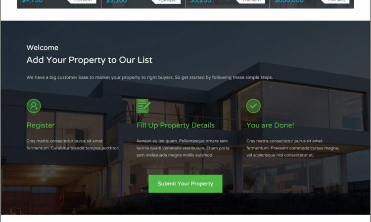 Responsive Real Estate Templates