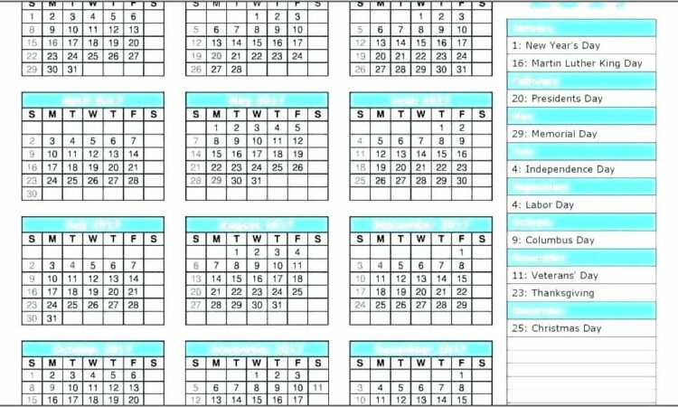 Restaurant Employee Work Schedule Template