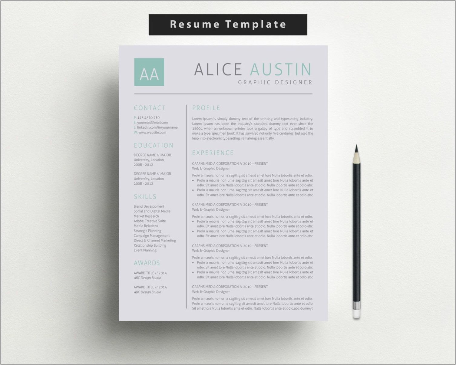 Resume And Cover Letter Template Word Free