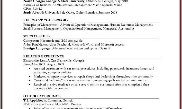 Resume Examples For Driving Jobs