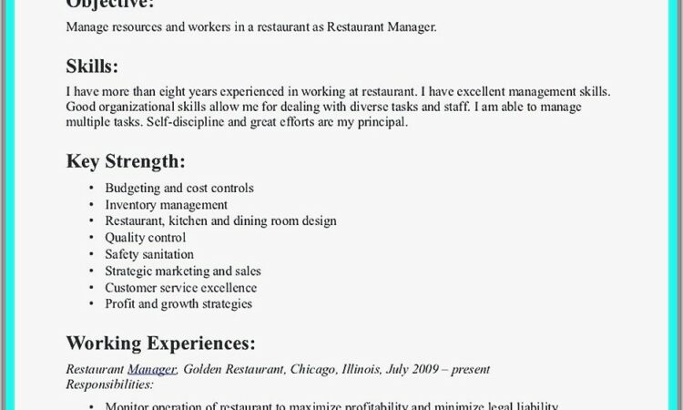 Resume Examples For Healthcare Executives