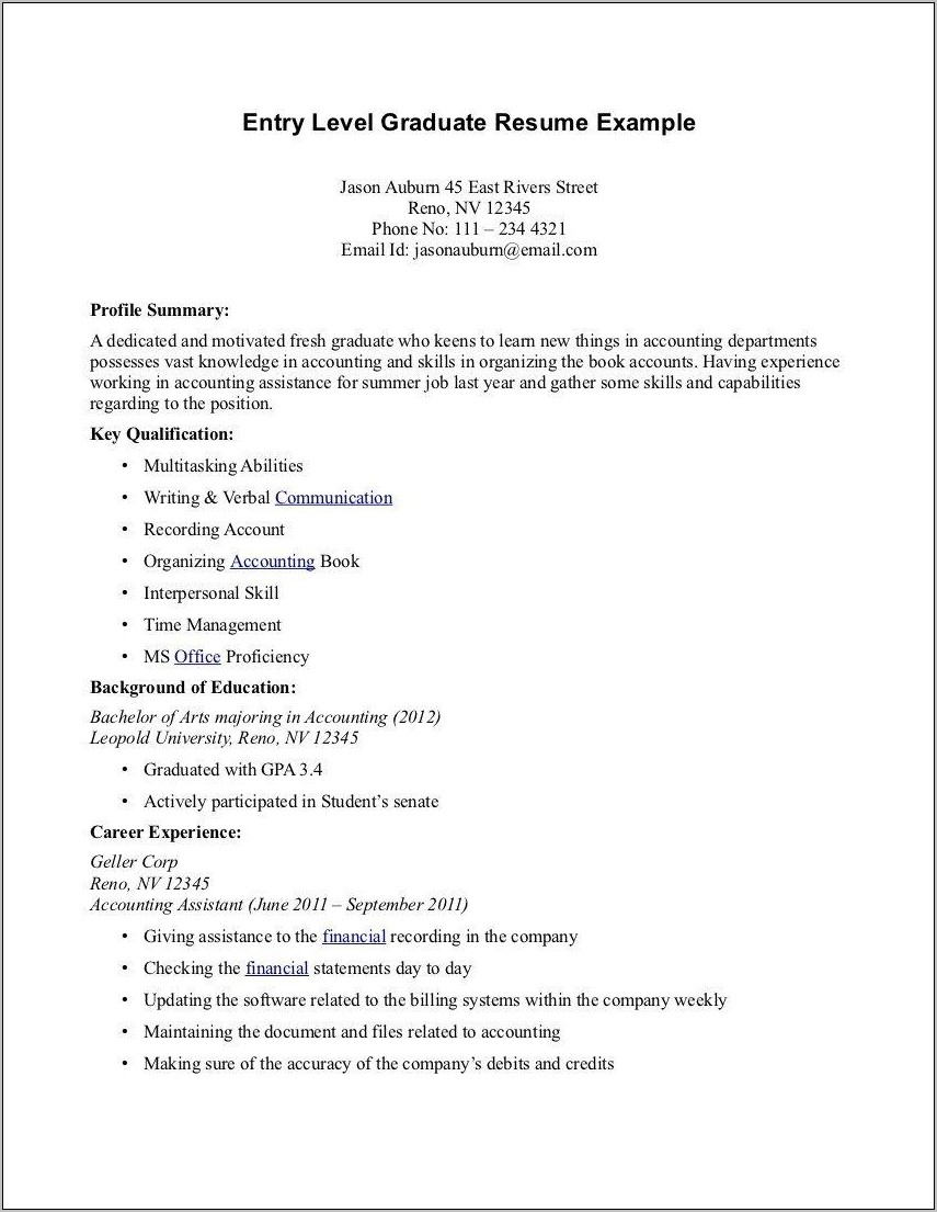 Resume Examples For Medical Receptionist