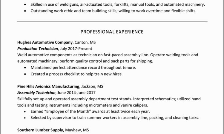 Resume Examples On Word