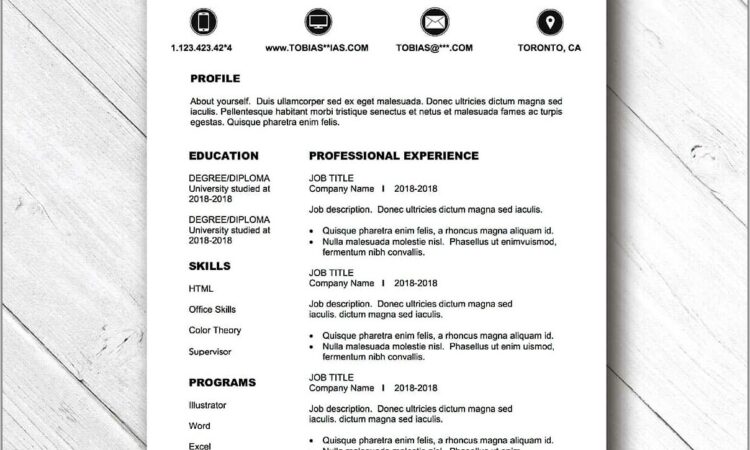 Resume Examples Pdf Download