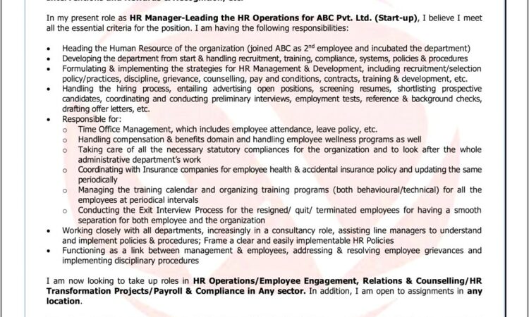 Resume For Fresher Engineer Pdf