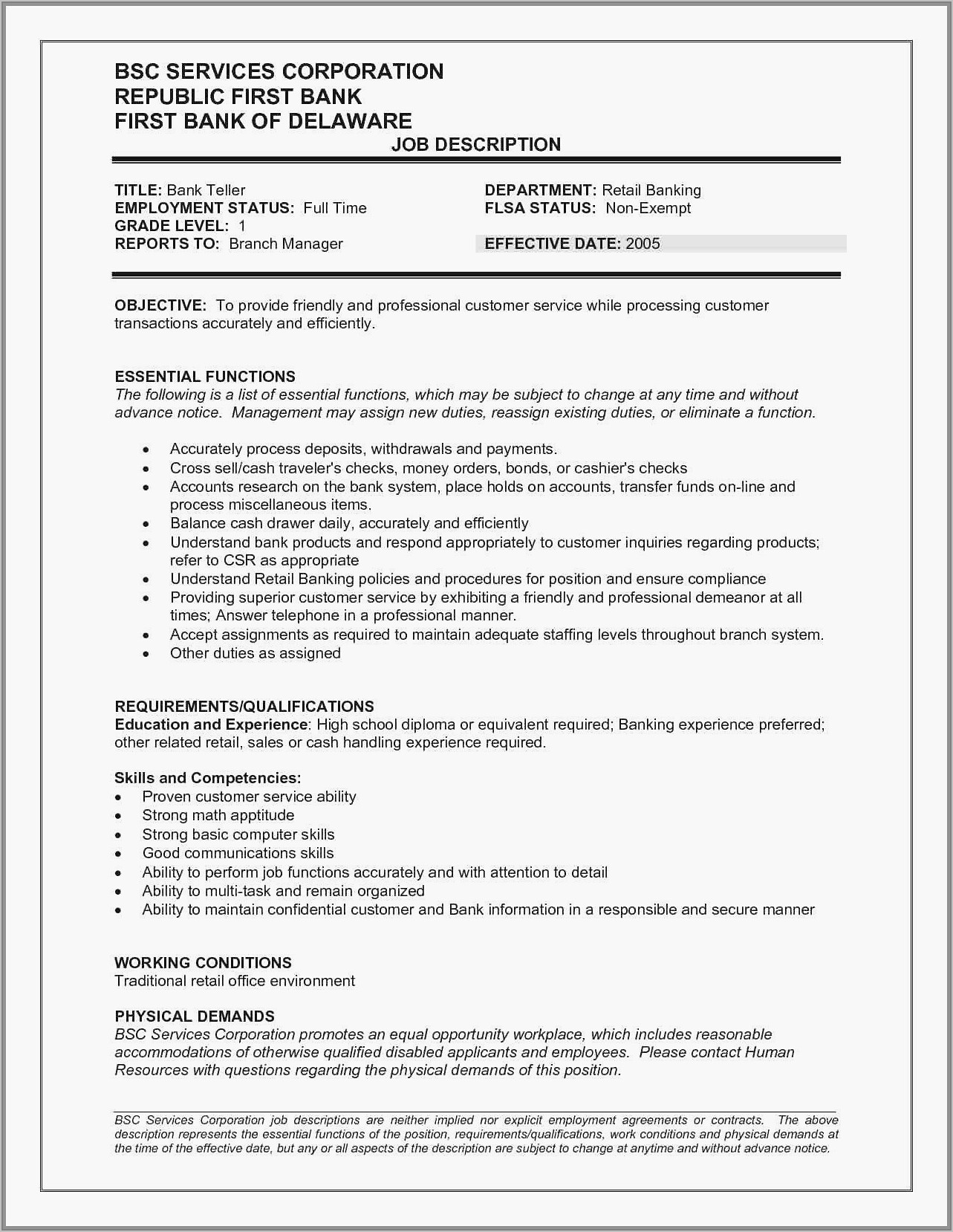 Resume For Sales Manager In Banking