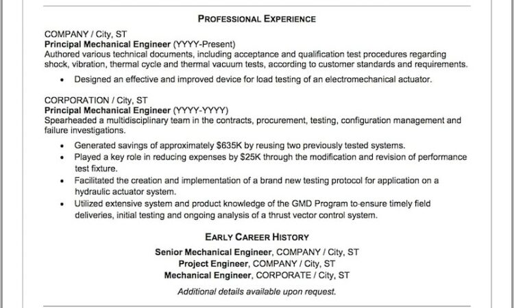 Resume Format For Aviation Jobs