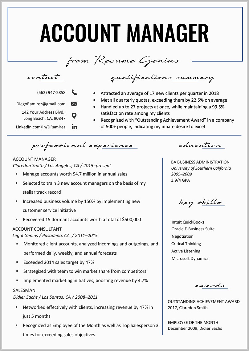 Resume Format For Nurses Download