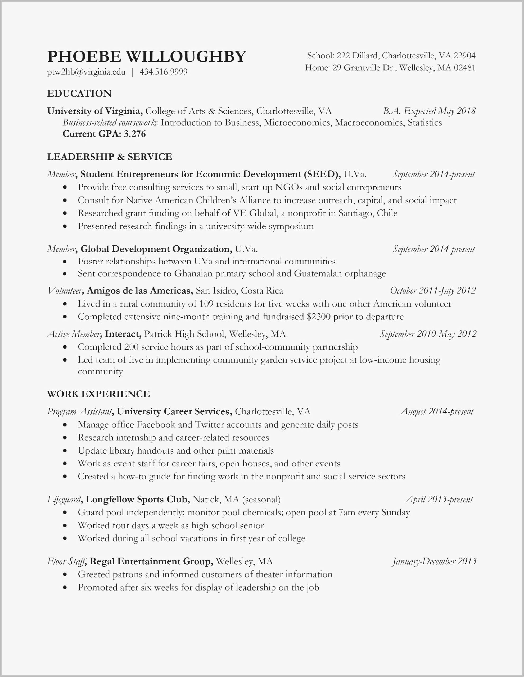 Resume Format For Sales Executives