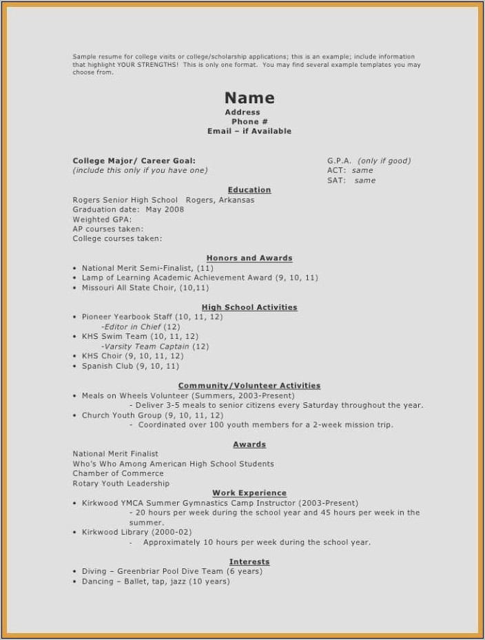 Resume Format For Teachers Free Download