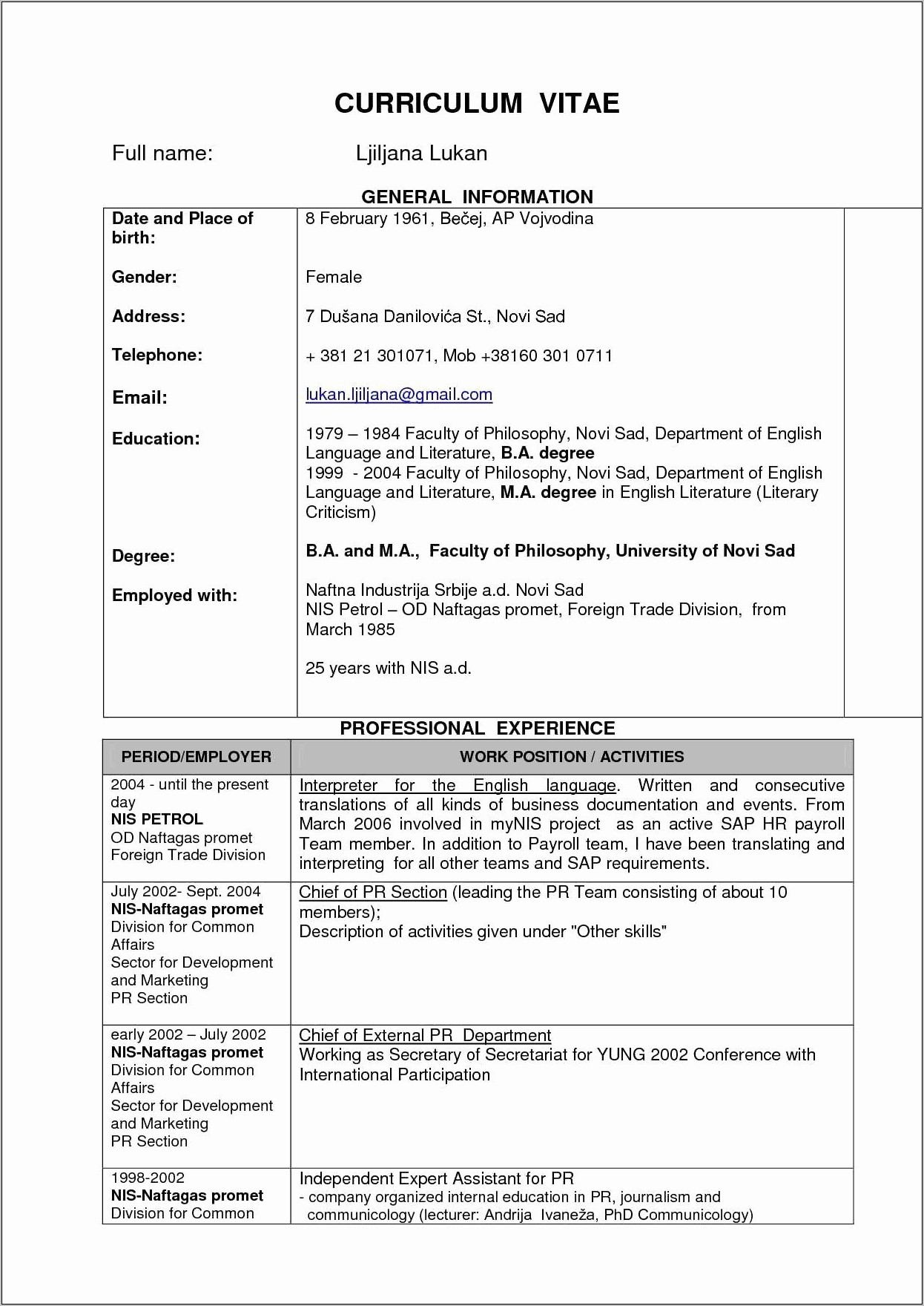 Resume Format Pdf For Diploma Freshers Download