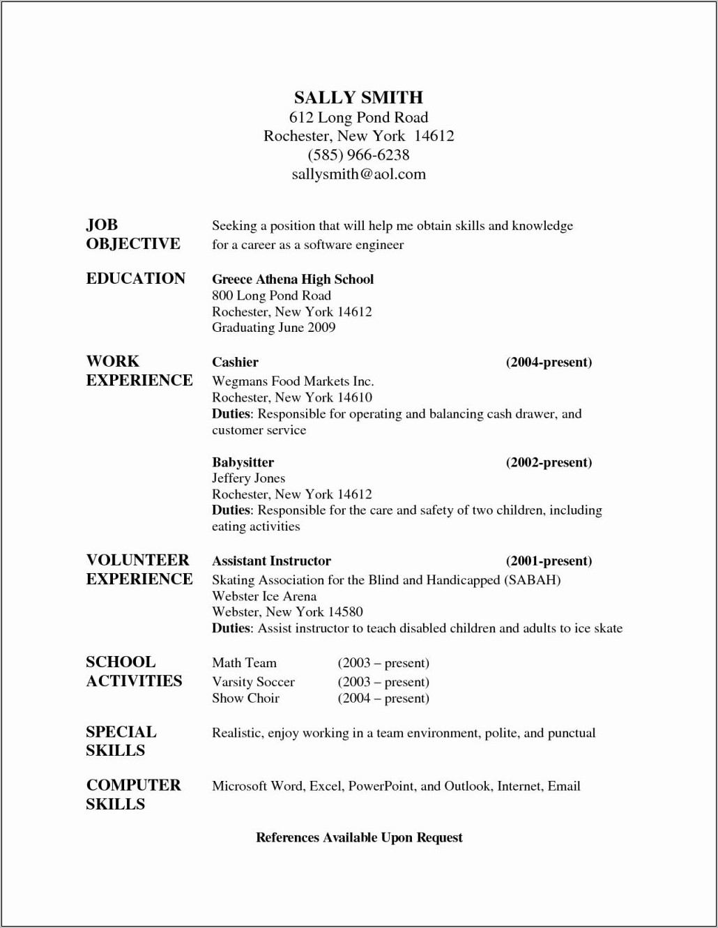Resume Housekeeping Contract Template
