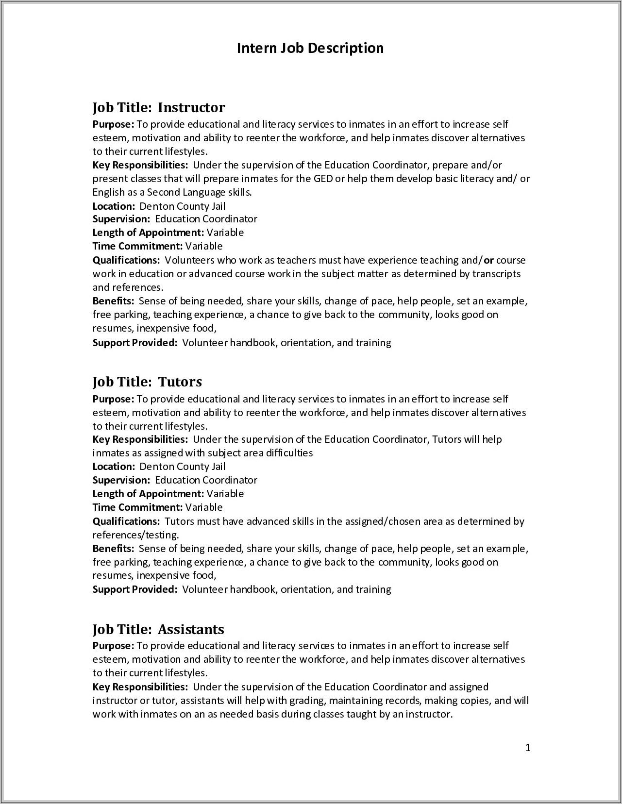 Resume Objective Examples Career Change