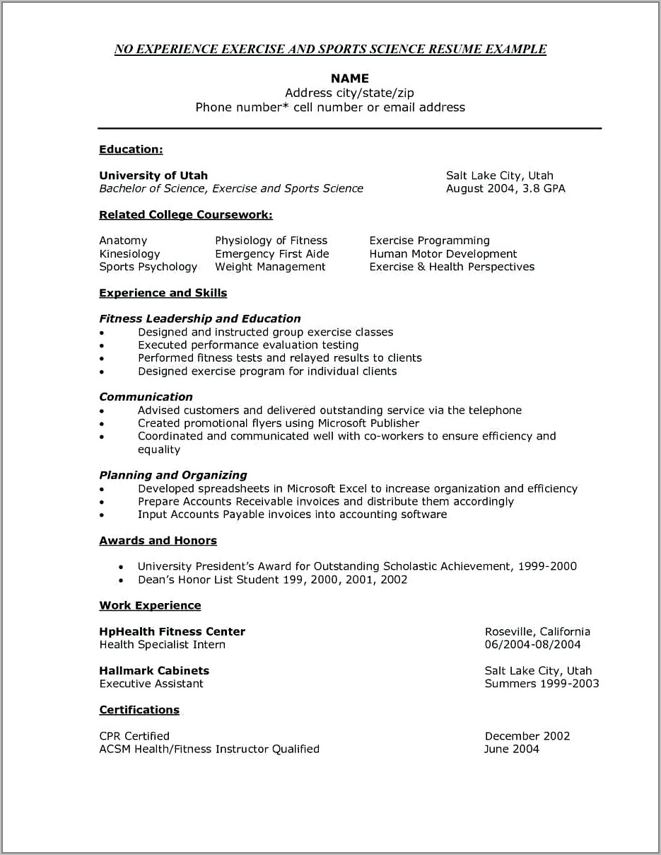 Resume Objective For Certified Nursing Assistant