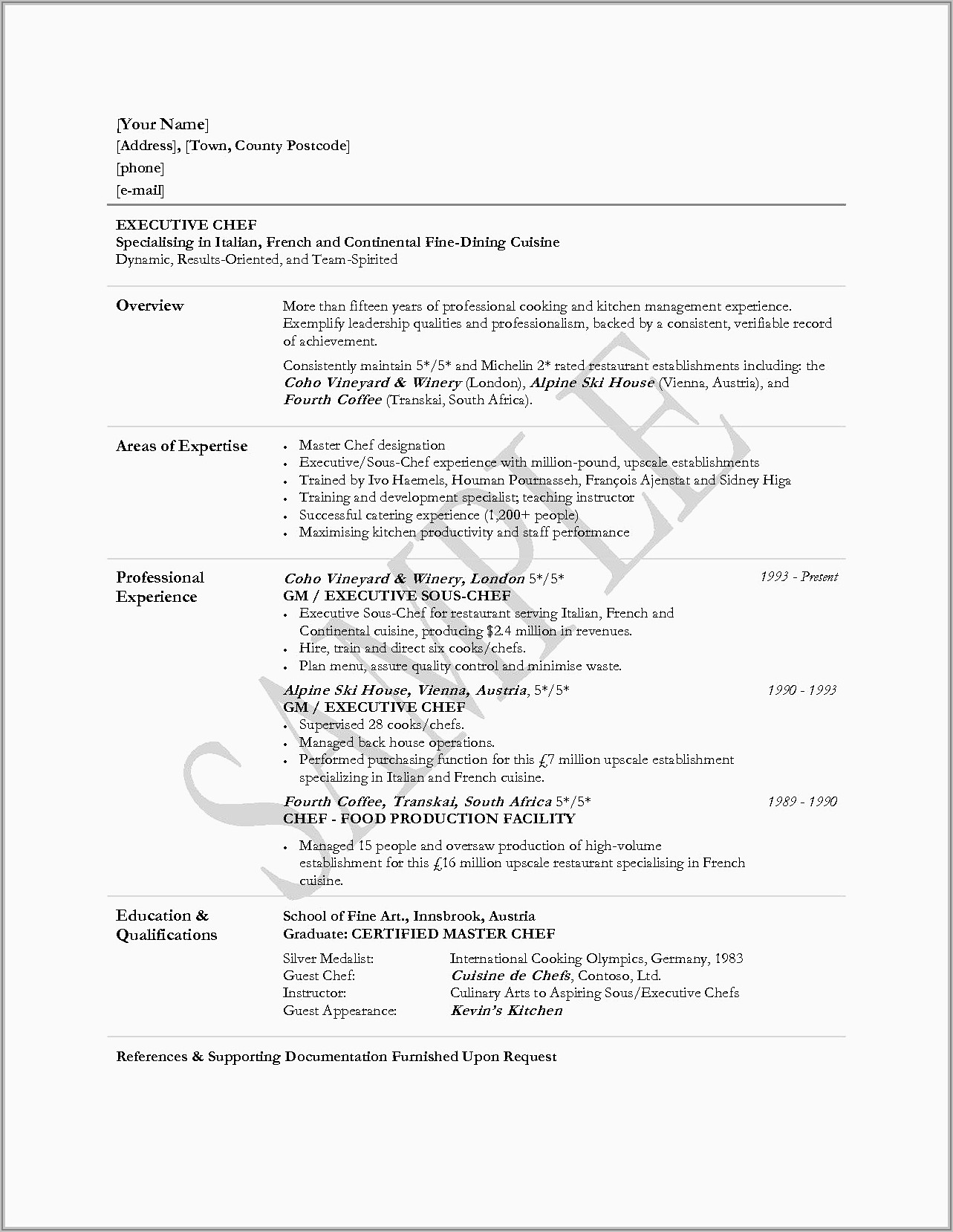 Resume Samples For Cna With No Experience