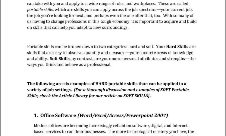 Resume Samples For Leadership Skills