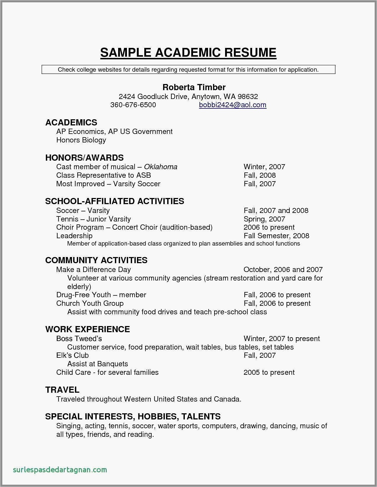 Resume Samples Free Download Word