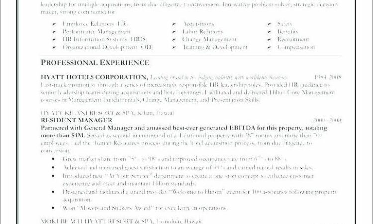 Resume Template For Cna