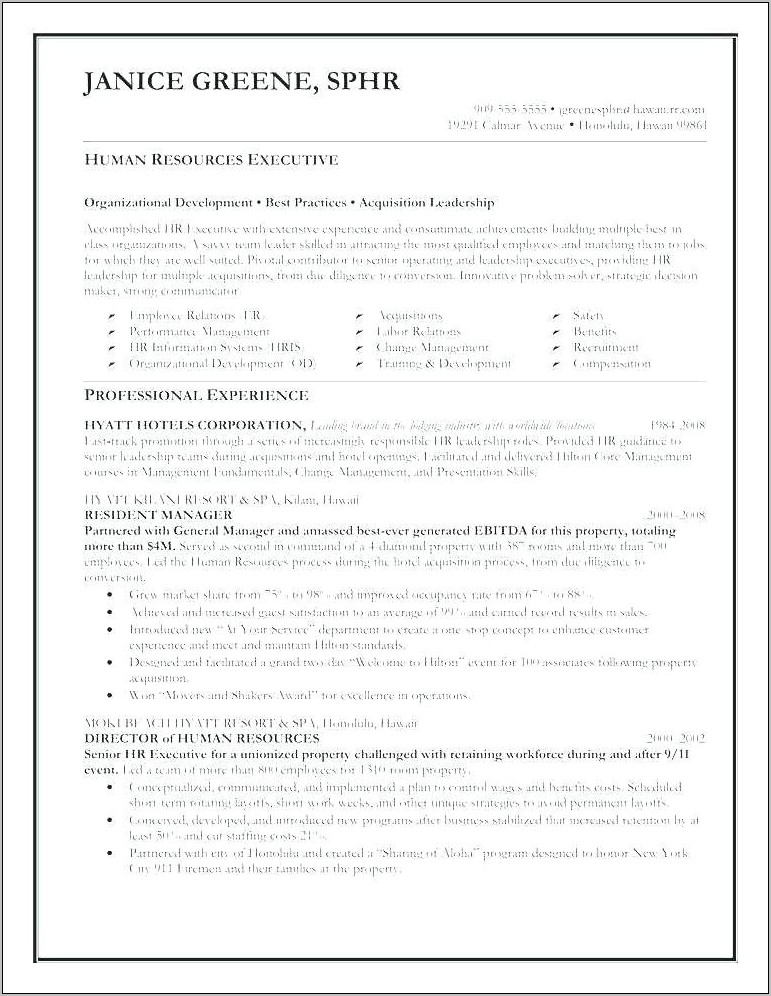 Resume Template For Cna